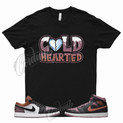 COLD T Shirt for 1 Sky J Mauve White Sky J Orange Black Dunk Low Mid High Retro