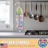 Parrot Plastic Bag Holder, Wall Mount Grocery Bag Holder, Plastic Storage bag, Pull Rope Free Adjustment, Plastic Bag Holders for Grocery Bags, Plastic Bag Dispenser for Home Kitchen