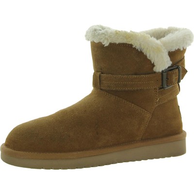 

Женские полусапожки Koolaburra Delene Mini Brown 6 Medium (B,M) BHFO 5960, Каштан