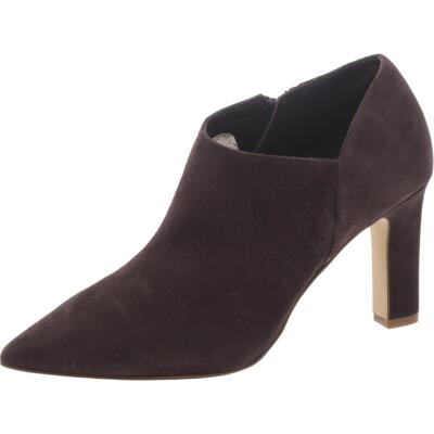 Женские замшевые ботильоны Cole Haan на блочном каблуке BHFO 7030