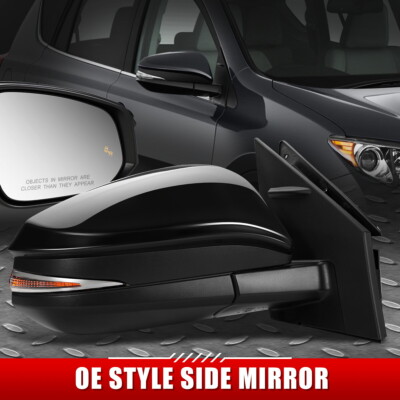 ДЛЯ 15-18 TOYOTA RAV4 OE СТИЛЬ С ПИТАНИЕМ + С ПОДОГРЕВОМ + СИГНАЛ ПОВОРОТА + BSD ПРАВОЕ ЗЕРКАЛО