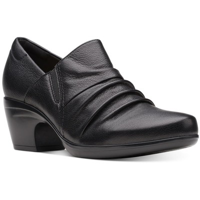 Женские туфли-лодочки Clarks Emily Cove из черной кожи, размер 6,5 средний (B,M), BHFO 6980