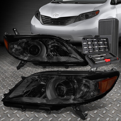 ДЛЯ 11-20 TOYOTA SIENNA ДЫМЧАТЫЙ КОРПУС, ЯНТАРНАЯ УГЛОВАЯ ФАРА ПРОЕКТОРА + НАБОР ИНСТРУМЕНТОВ