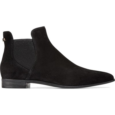 

Женские замшевые ботильоны без шнуровки Cole Haan Hara с острым носком BHFO 4971, Black suede, Hara