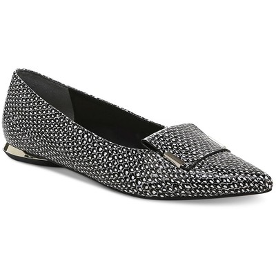 Alfani Womens Samanthaa Faux Leather Dressy Slip On Flat Shoes BHFO 1253