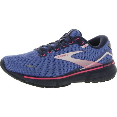 

Женские синие спортивные и тренировочные кроссовки Brooks 9 Medium (B,M) BHFO 2657, Blue/pink