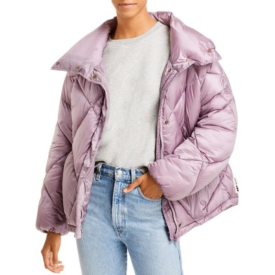 

OOF WEAR Женская фиолетовая зимняя короткая стеганая куртка-пуховик  BHFO 5669, Light purple, OFJA90000