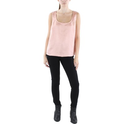 Женская многослойная блузка из розового атласа Lauren Ralph Lauren Shell L BHFO 1360