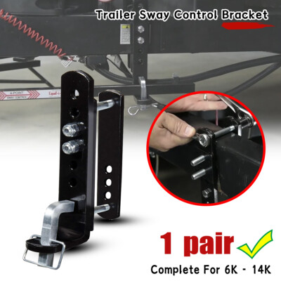Trailer Sway Control Bracket For 3'' 4'' 5'' 6'' Trailer Frames Complete For 6K-14K