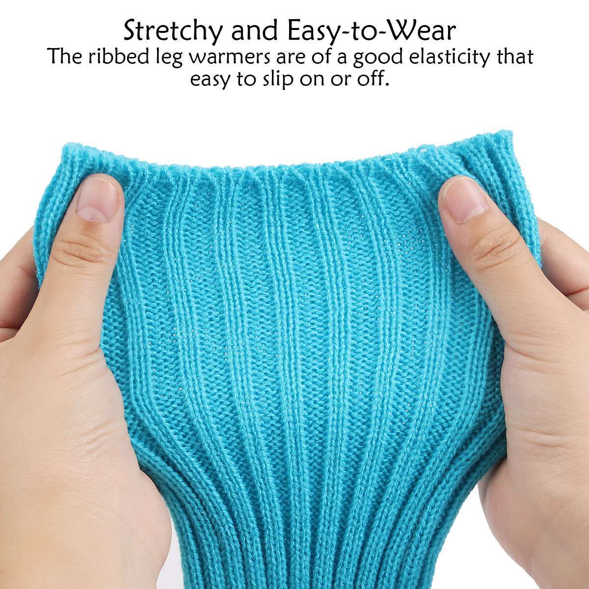 Winter Warm Knit Crochet Knee Leg Warmers Legging Boot Socks Foot Cover US