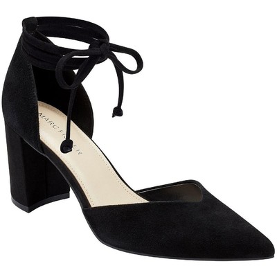

Женские туфли Marc Fisher Cerana черные на каблуке DOrsay 7,5 средний (B,M) BHFO 5209, Black suede