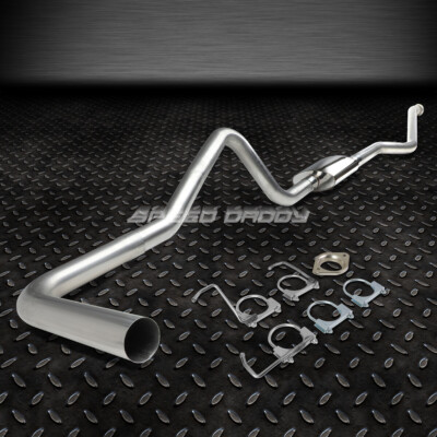 СИСТЕМА CATBACK С 3-МЯ НАКОНЕЧНИКАМИ ГЛУШИТЕЛЯ ДЛЯ 99-06 SILVERADO/SIERRA 1500 SHORT BED