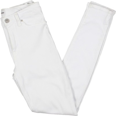 Джинсы Hudson Womens Blair White High Rise Super Skinny Denim до щиколотки 26 BHFO 5740