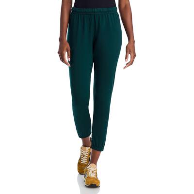 Женские укороченные удобные спортивные брюки Aqua Womens зеленого цвета S BHFO 6334