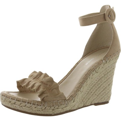 

Marc Fisher Женские замшевые эспадрильи Kimmy Tan 9,5 средний (B,M) BHFO 5806, Light natural suede
