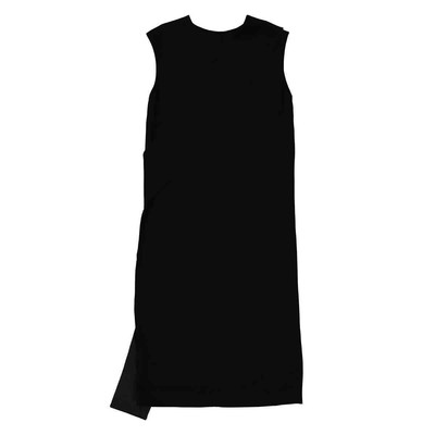 Pre-owned Burberry Ladies Black Sash-detail Midi Dress