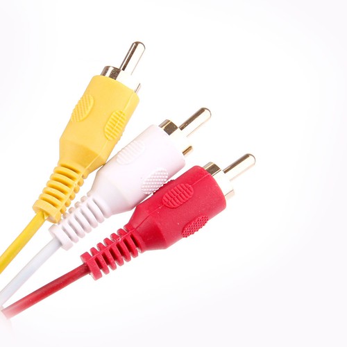 HDMI to 3 RCA Phono Red White Yellow Cable AV Audio Video Lead ...