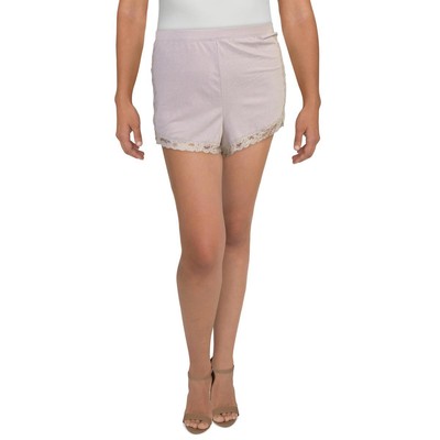 

INC Женская розовая трикотажная короткая домашняя одежда цвета металлик для сна  BHFO 6832, Sandy blush