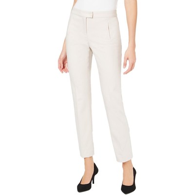 

Alfani Womens Beige Slim Fit Tummy Slim Fit Брюки для офиса  BHFO 9817, Polished beige