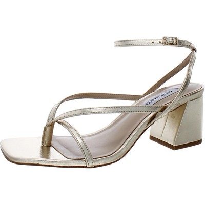

Женские сандалии Steve Madden Alaina Gold Slingback 7.5 Medium (B,M) BHFO 1346, Золотой, Alaina