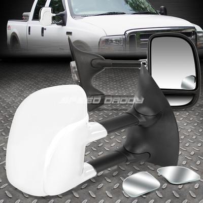 РУЧНОЙ ХРОМИРОВАННЫЙ ОБОГРЕВАЕМЫЙ БУКСИРОВЩИК + УГЛОВОЕ ГЛУХОЕ ЗЕРКАЛО ДЛЯ 99-07 SUPERDUTY