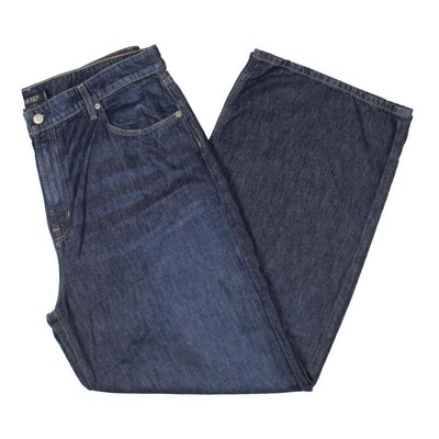 

Женские свободные джинсовые прямые джинсы с высокой посадкой Lauren Ralph Lauren BHFO 7464, Indigo, 200881837001