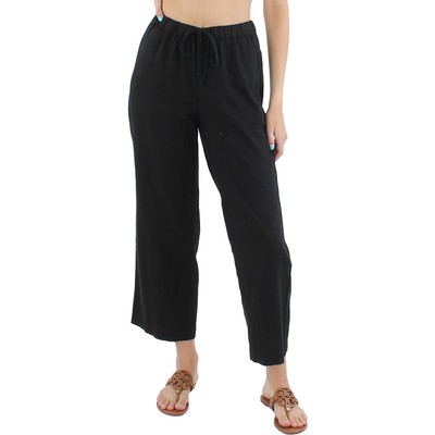 

Eileen Fisher Женские Свободные Широкие Прямые Брюки из Органического Хлопка BHFO 0464, Черный, S2TWPP4652M