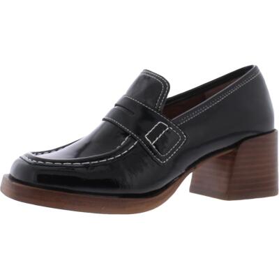 

Женские черные лакированные лоферы Steve Madden Nyomi 9, средний (B,M) BHFO 4447, Black patent