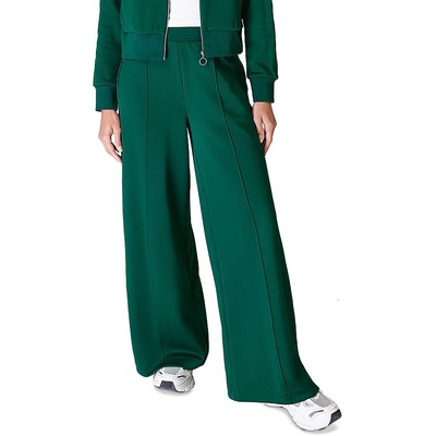 Sweaty Betty Womens Green Retro Pull On Casual Wide Leg Pants 6 BHFO 8333