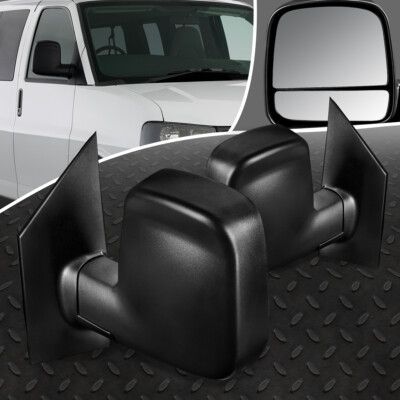 ДЛЯ 08-18 CHEVY EXPRESS GMC SAVANA ПАРА РУЧНЫХ ЗЕРКАЛ БОКОВОГО ОБЗОРА В СТИЛЕ OE