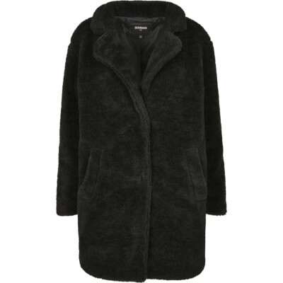 UrbanClassics Sherpa Mantel Ladies Oversized Coat Damen Fleece Übergöße XS- 5XL