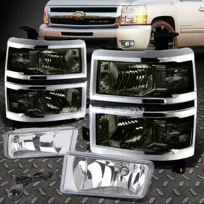 ЗАКОПЧЕННЫЙ КОРПУС ФАРЫ, ЧЕТКИЙ СИГНАЛ ПОВОРОТА + ЧЕТКАЯ ПРОТИВОТУМАННАЯ ФАРА ДЛЯ 14-15 SILVERADO