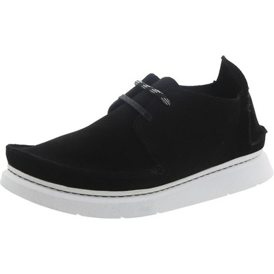 Повседневные и модные кроссовки Clarks Mens SEVEN черного цвета 8 Medium (D) BHFO 2824