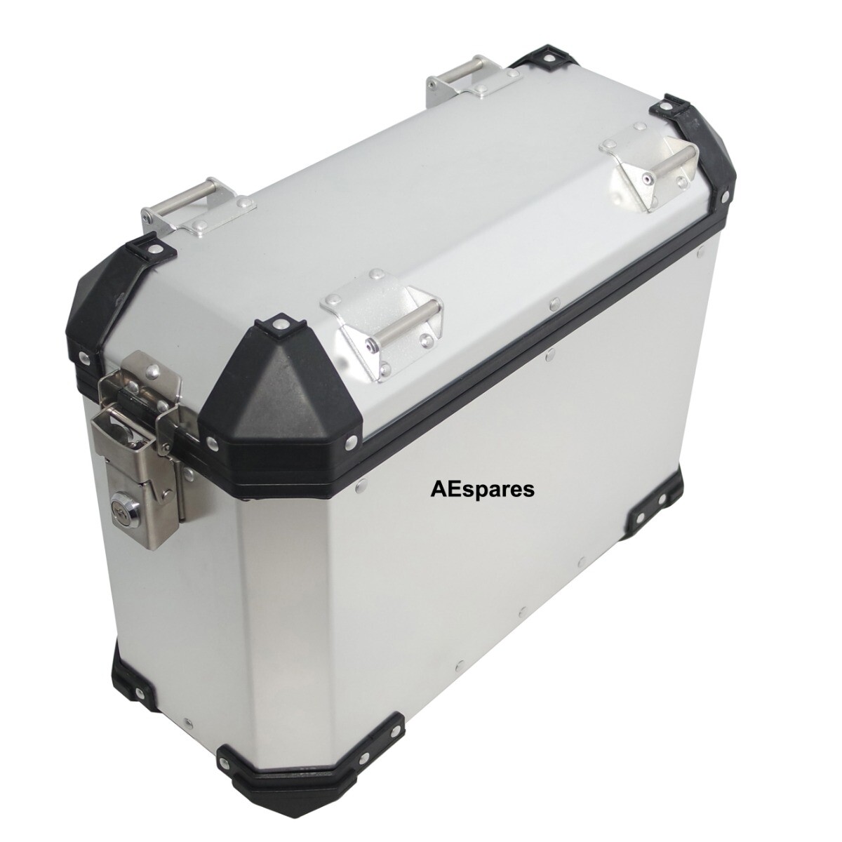 Fits Royal Enfield Himalayan 411 Aluminium Panniers Silver Box Packed Pair