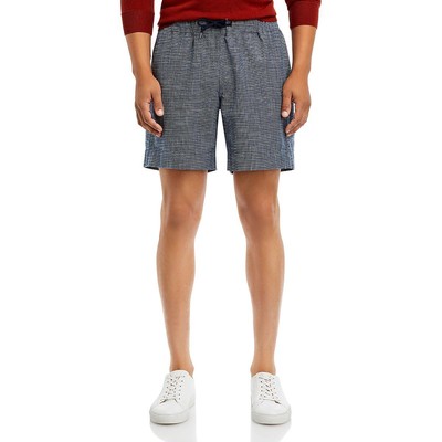 Мужские повседневные шорты PS Paul Smith из темно-синего хлопка с текстурой по внутреннему шву XL BHFO 5695