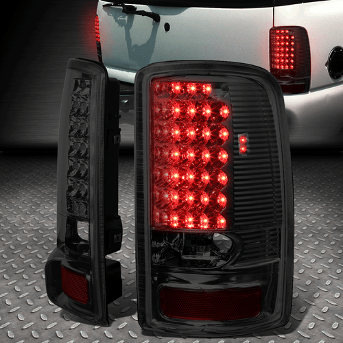 [ПОЛНЫЙ СВЕТОДИОД]ДЛЯ 00-06 SUBURBAN TAHOE YUKON XL ЗАДНИЙ ФОНАРЬ ТОРМОЗНОЙ СТОЯНОЧНЫЙ ФОНАРЬ ДЫМЧАТЫЙ
