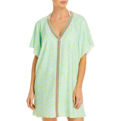 Женское зеленое мини-платье-абайя Pitusa Cover-Up XS/S BHFO 1543