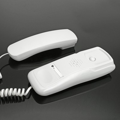 White Wall Mount Home Corded Phone Telephone Business Office Desktop US