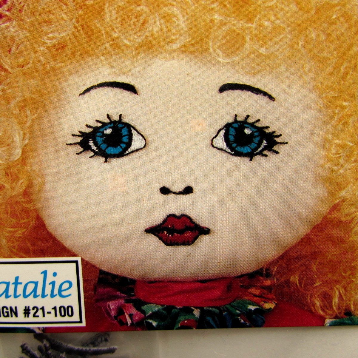 Fantastic Face Natalie Deluxe Embroidery Iron On Sew On Doll Appliques 21-100