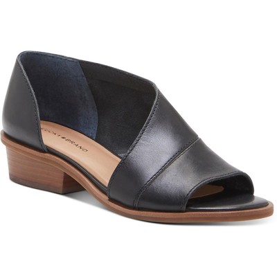 

Женские черные кожаные туфли Lucky Brand DOrsay на каблуке 8,5, средние (B,M) BHFO 2896, Черный