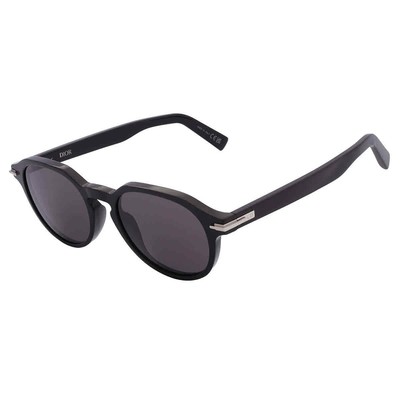 Pre-owned Dior Dark Grey Phantos Men's Sunglasses Blacksuit R2i 10a0 Dm40008i 01a 51 In Gray