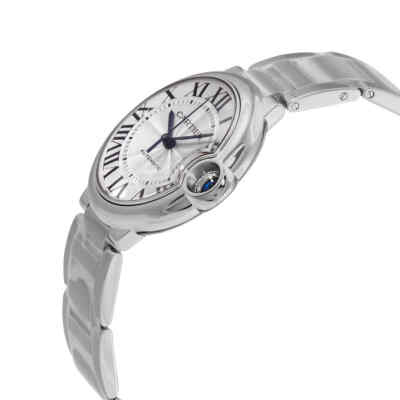 Pre-owned Cartier Ballon Bleu Automatic Silver Dial Unisex Watch Wsbb0048