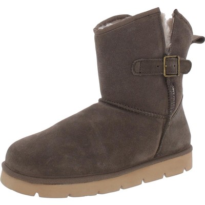 

Женские серо-коричневые дубленки с пряжкой Argali Super Lamb 9, средние (B,M) BHFO 2493, Taupe, Argali Buckle