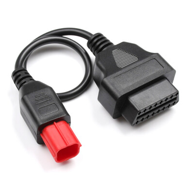 OBD2 to 6pin Diagnostic Scanner Cable Adaptor For Honda Motorbike Motorcycle ATV
