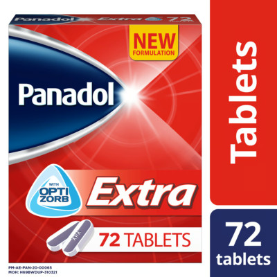 Panadol Extra with Optizorb Formulation - 72 Tablets