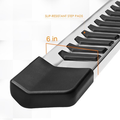 For 15-21 Ford F150/ F250 F350 SD Crew Cab 6" Step Nerf Bar Running Board Chrome