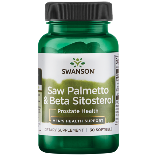 Swanson Saw Palmetto и Beta Sitosterol 30 Softgels