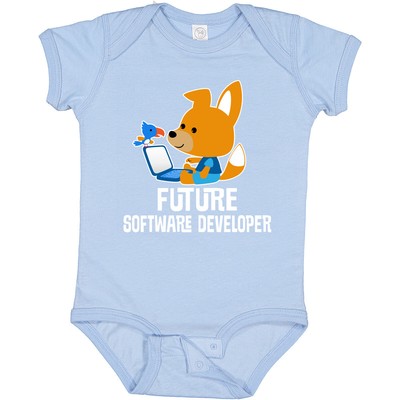 Inktastic Future Software Developer Infant Creeper Childs Boys Career Computers