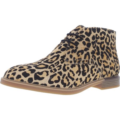 

Женские замшевые ботинки чукка Hush Puppies Bailey Tan, ширина 8 (C, D, W), BHFO 9412, Leopard calf hair, Bailey