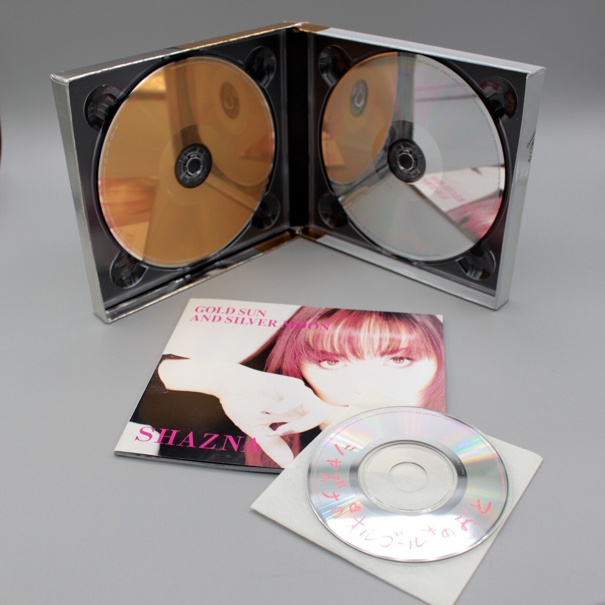 非売品CD SHAZNA GOLD SUN AND SILVER MOON SHAZNA Gold Sun And Silver Moon Limited edition Japan 2 CD+